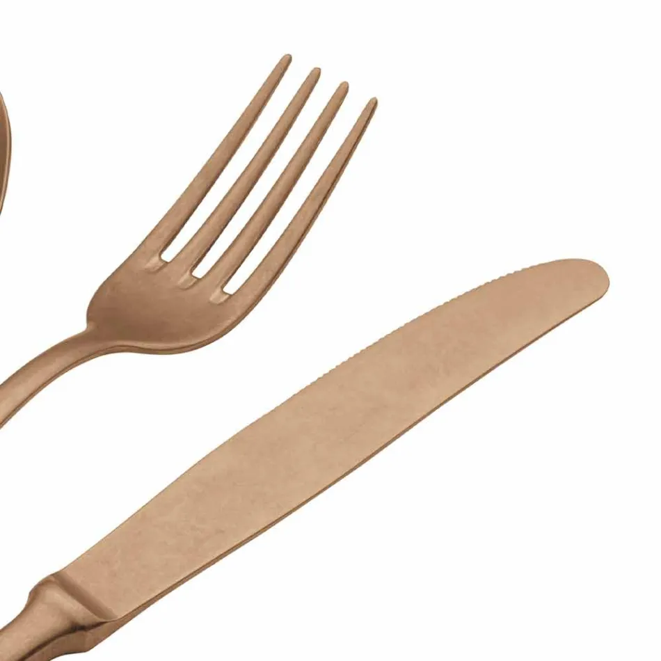 Projektim luksoz Takëm çeliku Efekt me ngjyra të cilësisë së mirë 24 copë - Tigger Viadurini