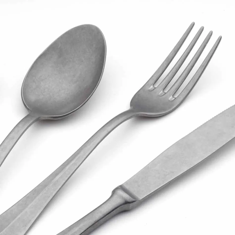 Projektim luksoz Takëm çeliku Efekt me ngjyra të cilësisë së mirë 24 copë - Tigger Viadurini