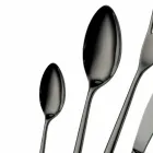 Takëm Takëm prej çeliku inox me lustër lustruar ose rërë-copë 24 copë - Lapis Viadurini