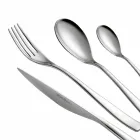 Takëmet me dizajn luksoz 24 copë në çelik të lëmuar me rërë ose me ngjyra - I ndrojtur Viadurini