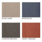 Pouf për ambiente të jashtme, në polietileni dhe pëlhurë ose lëkure - Mara Slide Viadurini