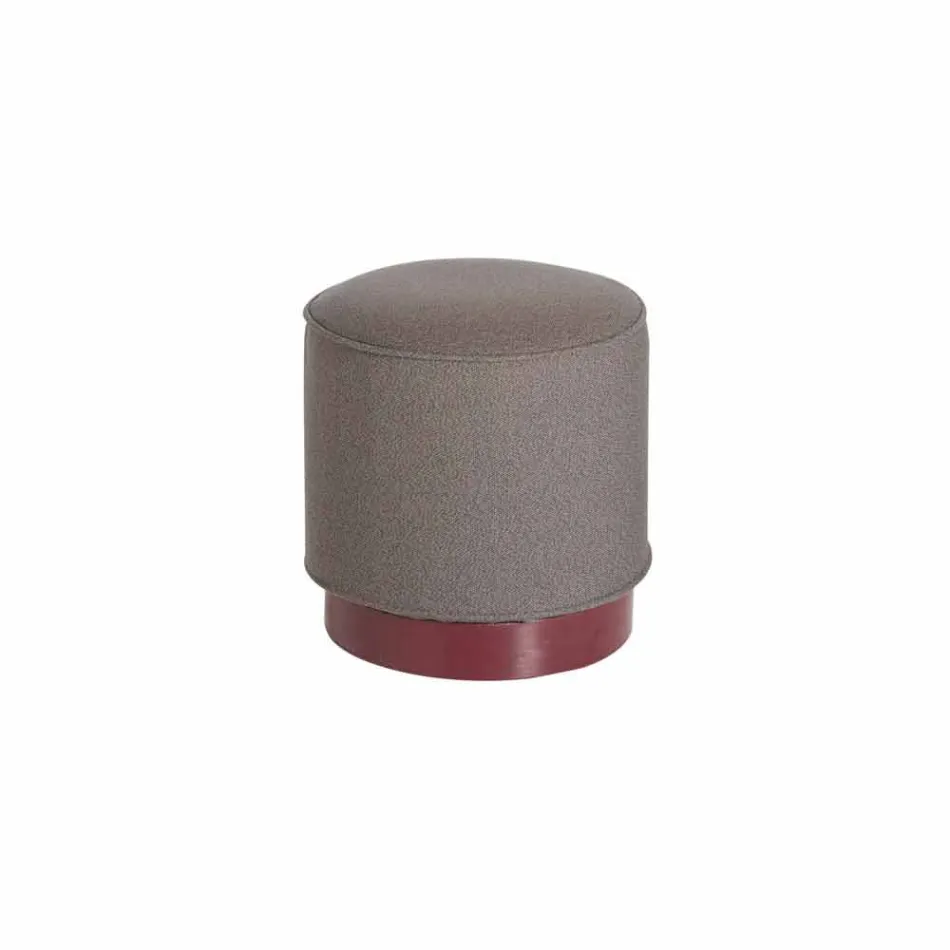 Pouf për ambiente të jashtme, në polietileni dhe pëlhurë ose lëkure - Mara Slide Viadurini