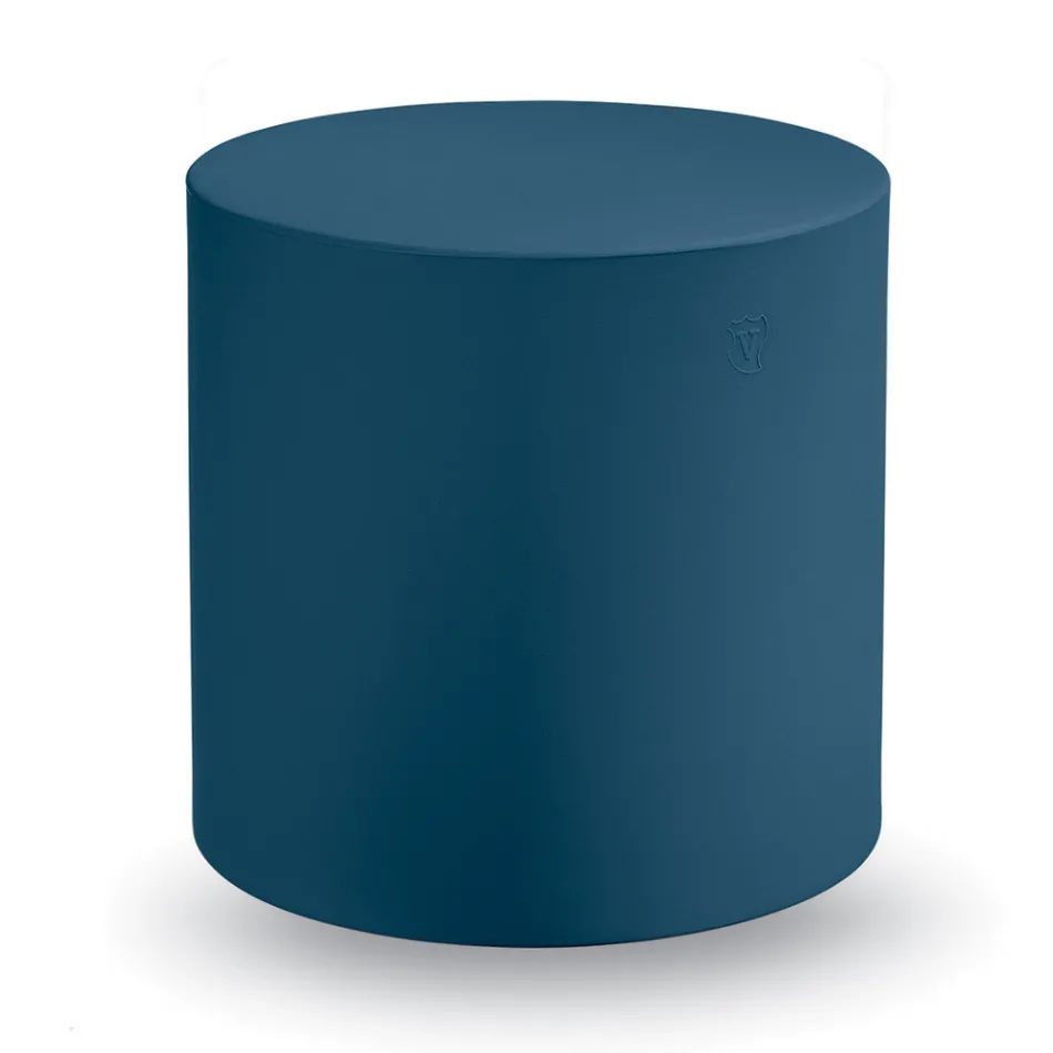 Pouf cilindrik të kopshtit në polietileni me ngjyrë Prodhuar në Itali - Viky Viadurini