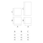 Garden Pouf në polietileni 8 Finish Made in Italy - Viky Viadurini