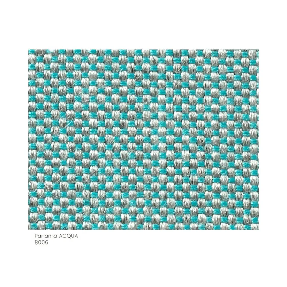 Puf prej pëlhure kopshti me këmbë metalike Prodhuar në Itali - Gjalpë Viadurini