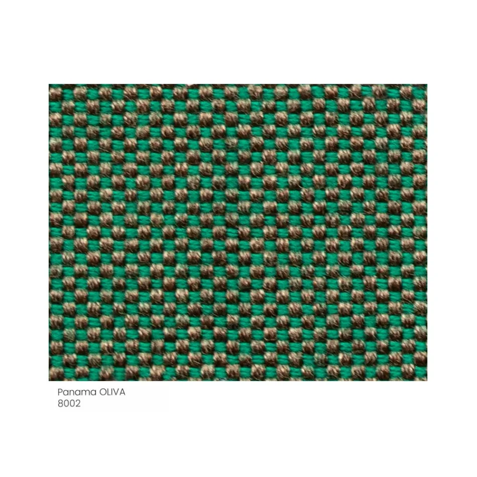 Puf prej pëlhure kopshti me këmbë metalike Prodhuar në Itali - Gjalpë Viadurini