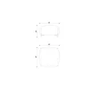 Puf prej pëlhure kopshti me këmbë metalike Prodhuar në Itali - Gjalpë Viadurini