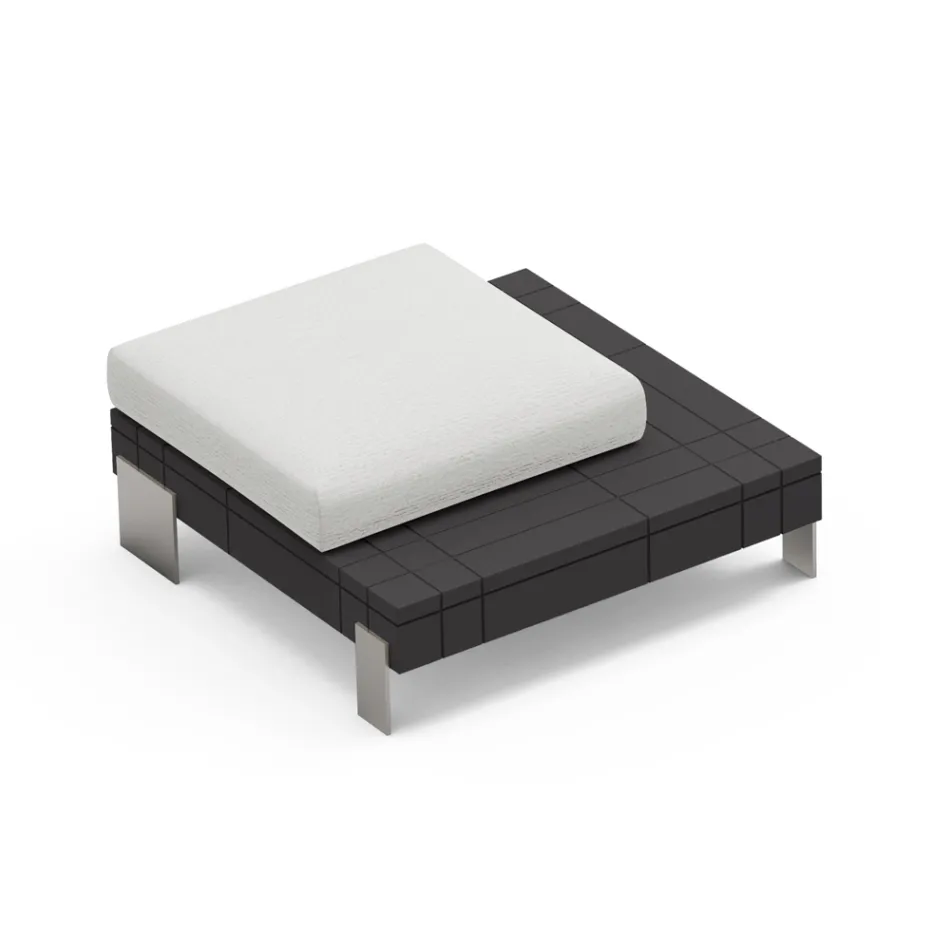 Puf i dhomës së ndenjes në polietileni me ngjyra të ndryshme - Orbis Viadurini