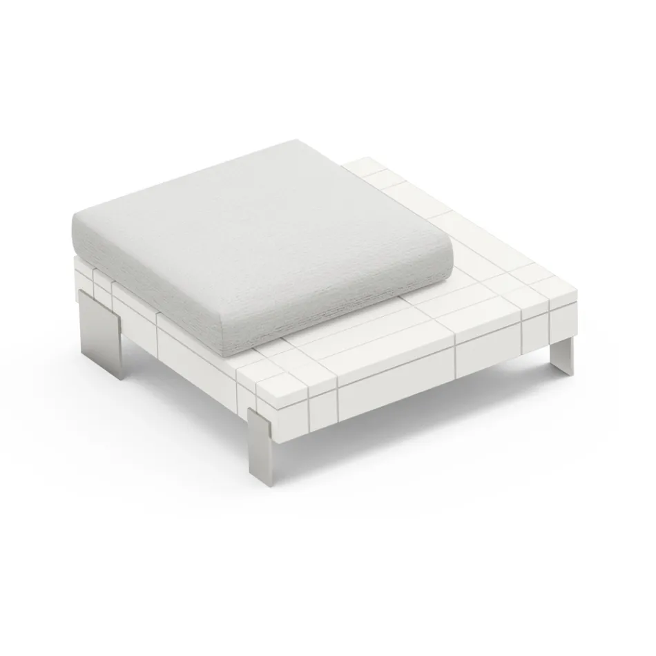 Puf i dhomës së ndenjes në polietileni me ngjyra të ndryshme - Orbis Viadurini