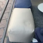 Puf i butë drejtkëndor osman për përdorim të brendshëm dhe të jashtëm në pëlhurë - Naemi Viadurini