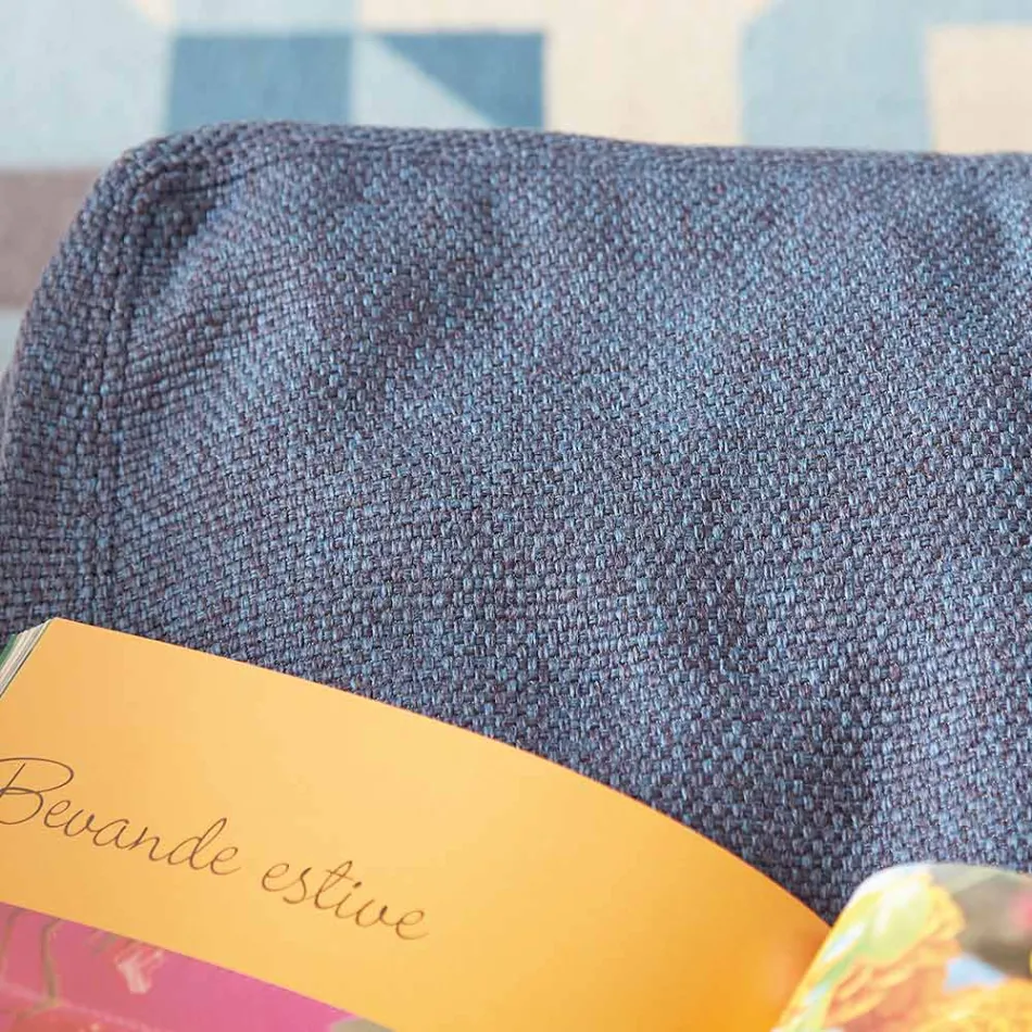 Puf i butë drejtkëndor osman për përdorim të brendshëm dhe të jashtëm në pëlhurë - Naemi Viadurini