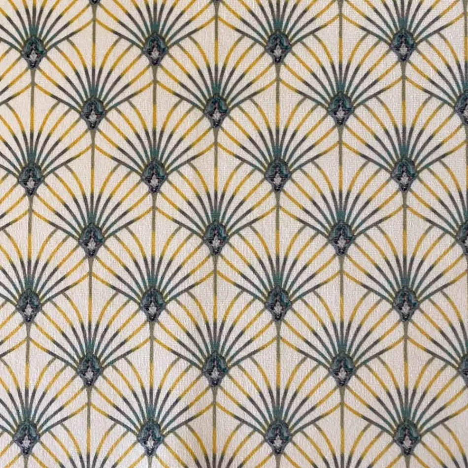 Puf i butë i rrumbullakët i dhomës së ndenjes në kadife me ngjyra 3 përmasa - Evelyne Viadurini