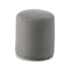 Puf i butë i rrumbullakët për dhomë të brendshme ose të jashtme në pëlhurë me ngjyra - Naemi Viadurini