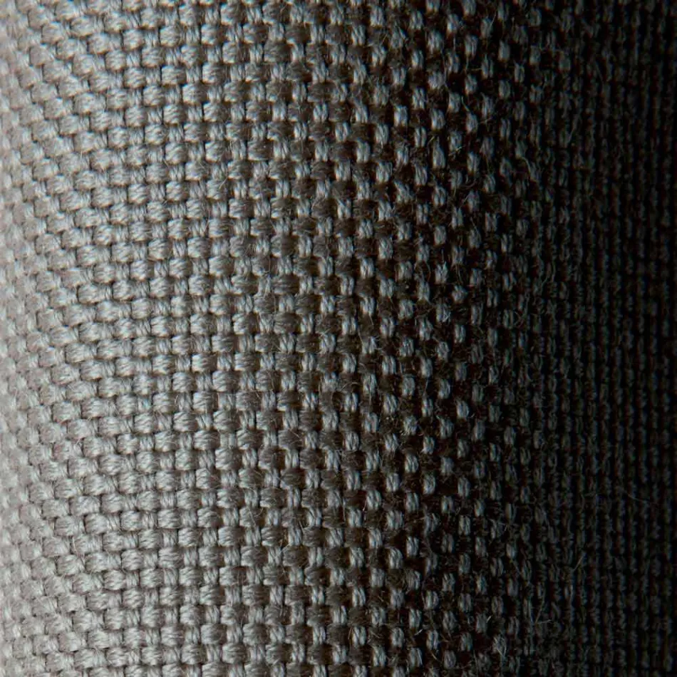 Pouf Design Outdoor Square në Metal dhe Pëlhura Made in Italy - Selia Viadurini