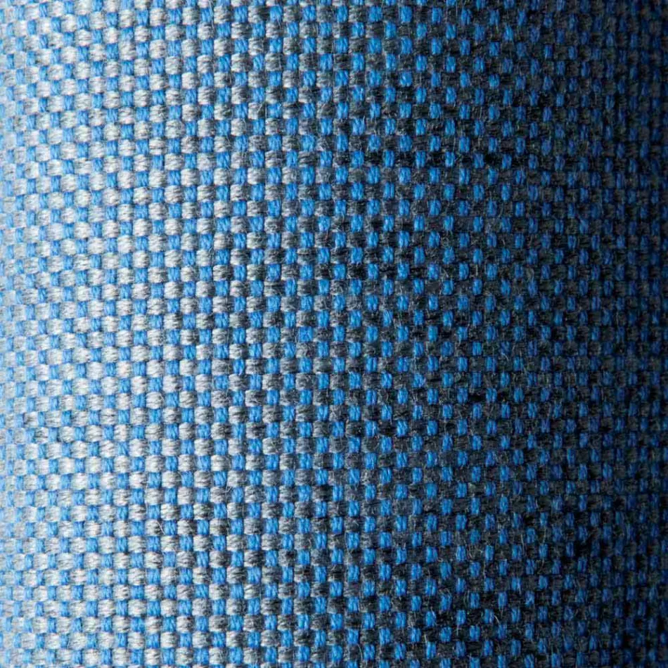 Pouf Design Outdoor Square në Metal dhe Pëlhura Made in Italy - Selia Viadurini