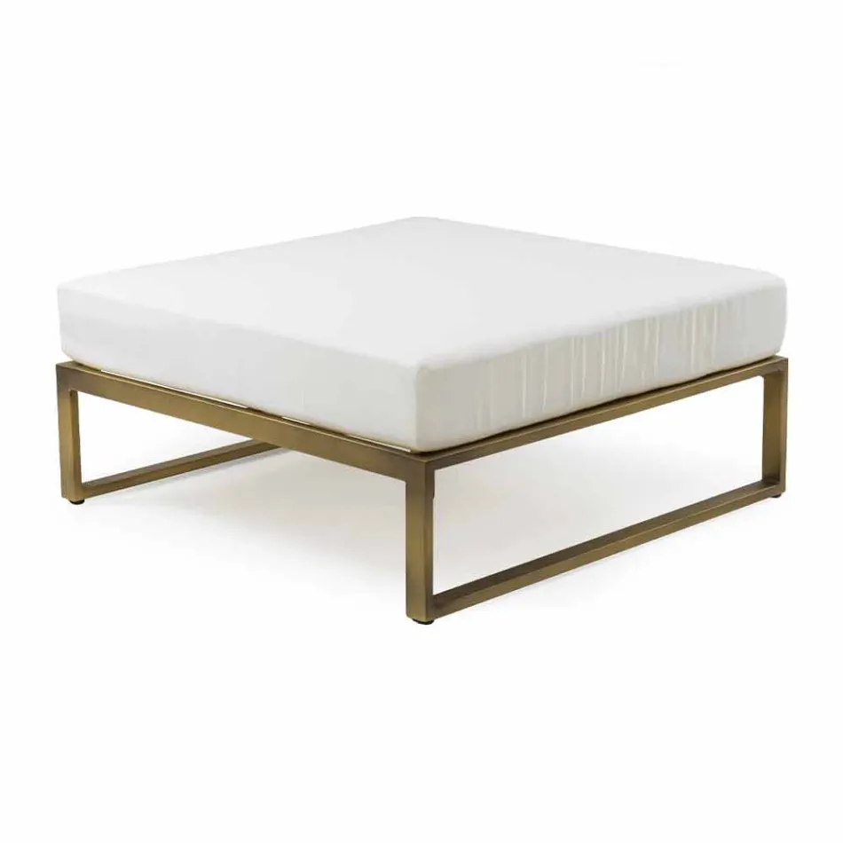 Sheshi Pouf për Aluminiumin e Brendshëm 3 Përfundon Dizajni Luksoz - Julie Viadurini