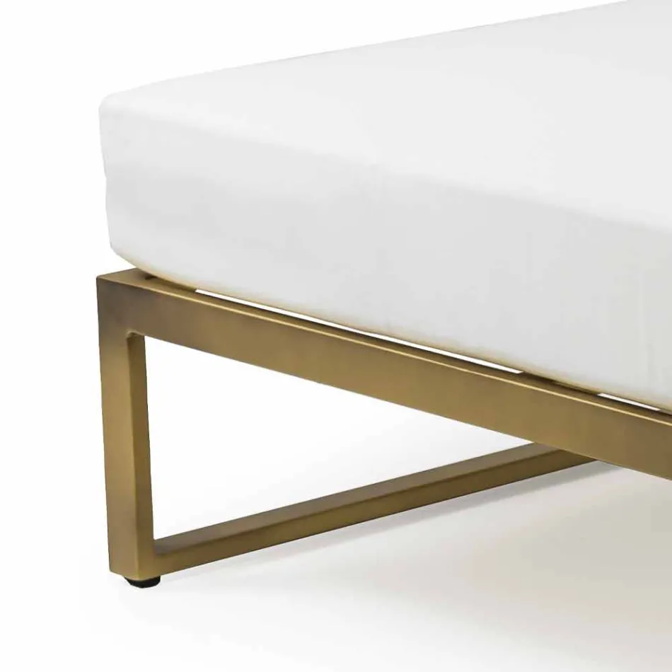 Sheshi Pouf për Aluminiumin e Brendshëm 3 Përfundon Dizajni Luksoz - Julie Viadurini