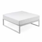 Sheshi Pouf për Aluminiumin e Brendshëm 3 Përfundon Dizajni Luksoz - Julie Viadurini