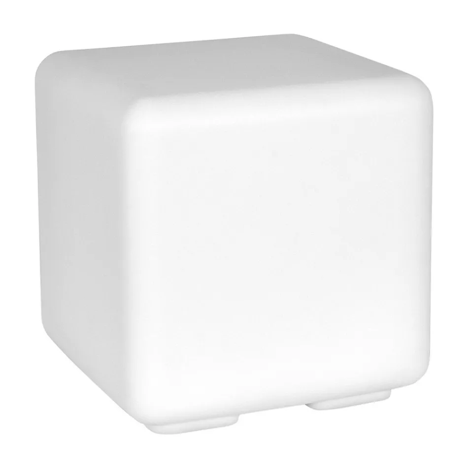 Tavolinë kafeje Pouf Garden me polietileni me ngjyra Prodhuar në Itali - Ngjyra Viadurini