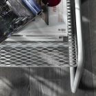 Tavolinë kafeje pouf për dizajnin e kopshtit në metal me ngjyrë Prodhuar në Itali - Karol Viadurini