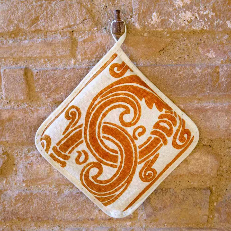 Potholders of Art Italian në Liri të Pastra me copë të vetme Shtypi - Markat Viadurini