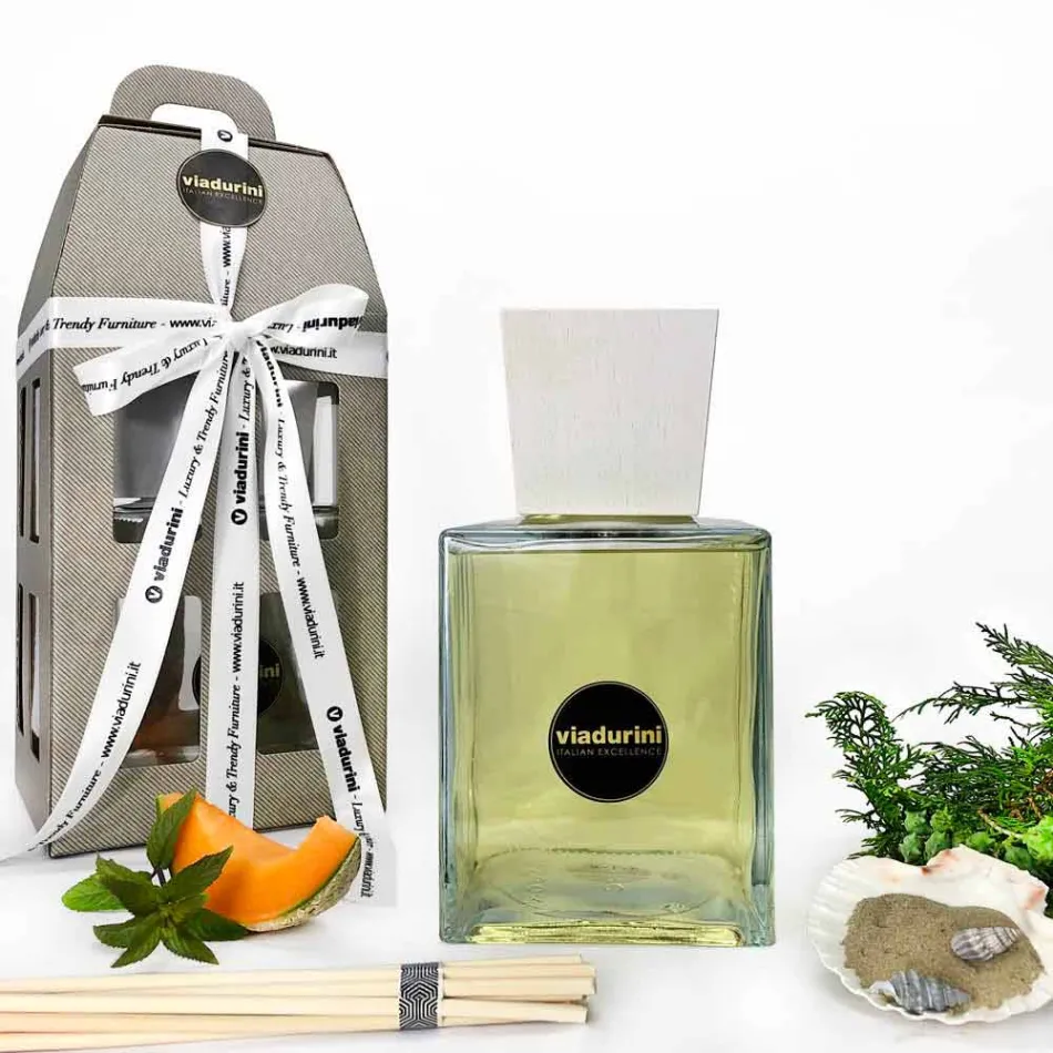 Freskues ajri me ujë deti 2,5 Lt me shkopinj - Essenzadiportofino Viadurini