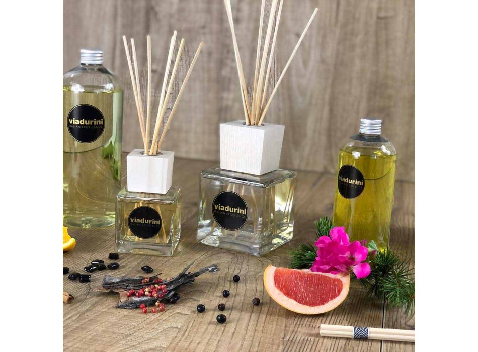 Aromë freskuese për ajrin në shtëpi Bamboo Lime 2,5 Lt me shkopinj - Ariadicapri Viadurini