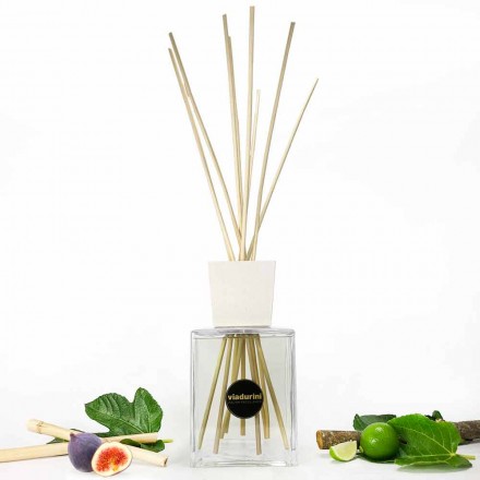 Aromë freskuese për ajrin në shtëpi Bamboo Lime 2,5 Lt me shkopinj - Ariadicapri Viadurini