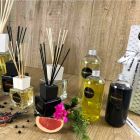 Parfumeri lëkure aromë dhome 200 ml me shkopinj - Lavecchiavenezia Viadurini