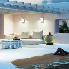 Llambë muri e jashtme LED 18W në alumin të bardhë ose të zi - Nerea Viadurini