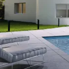 Drita e jashtme LED në alumin të bardhë ose të zi - Kopsht Viadurini