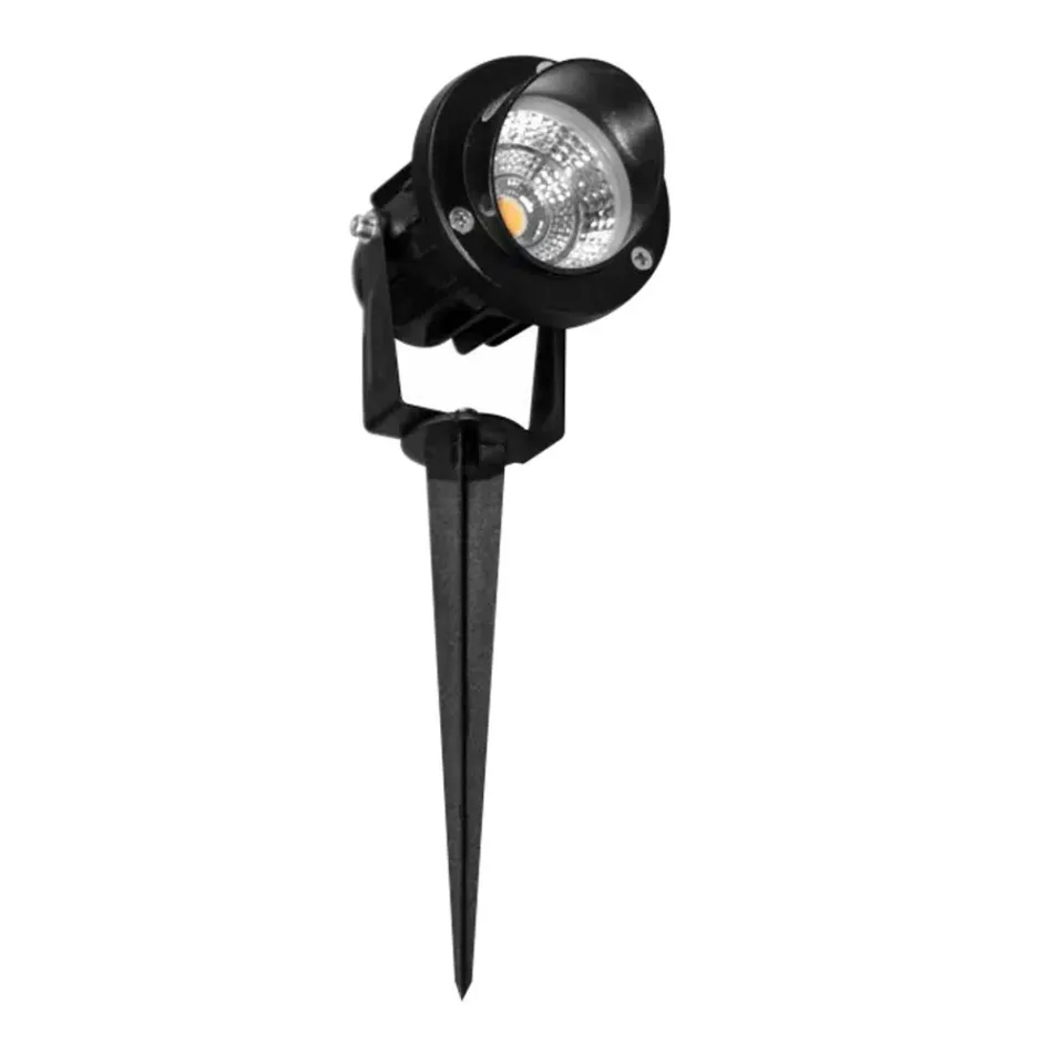 Projektor LED Spotlight i futur në Alumin Matt të Zi 4 Copë - Obrina Viadurini