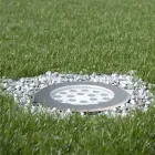 Spotlight i rrumbullakët me LED jashtë në çelik inox - Dakota Viadurini