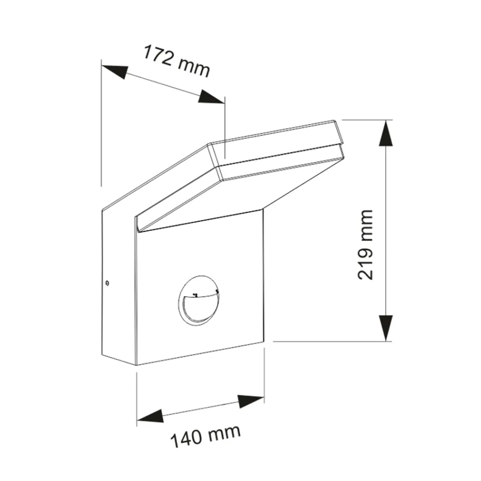 Projektor Led alumini për natyrë me sensor lëvizjeje - Nerea Viadurini
