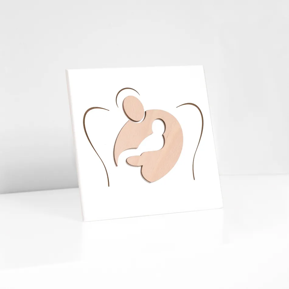 Foto e vogël që përshkruan Sweet Embrace Laser Engraved Made in Italy - Angelica Viadurini