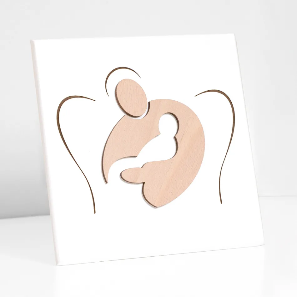 Foto e vogël që përshkruan Sweet Embrace Laser Engraved Made in Italy - Angelica Viadurini