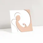 Foto e vogël që përshkruan Engjëllin e Nënës të gdhendur me lazer Prodhuar në Itali - Augustina Viadurini