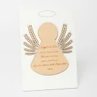 Foto e vogël që përshkruan një engjëll të vogël me kallinj të prodhuar në Itali - Greta Viadurini