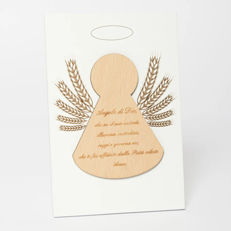 Foto e vogël që përshkruan një engjëll të vogël me kallinj të prodhuar në Itali - Greta Viadurini