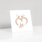 Foto e Familjes së Shenjtë me Gdhendje me Laser Prodhuar në Itali - Zuleika Viadurini