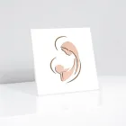 Fotografi e gdhendur me lazer e Marisë dhe foshnjës Jezus Prodhuar në Itali - Nigella Viadurini