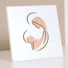 Foto e gdhendur me lazer e Marisë dhe foshnjës Jezus Prodhuar në Itali - Nigella Viadurini