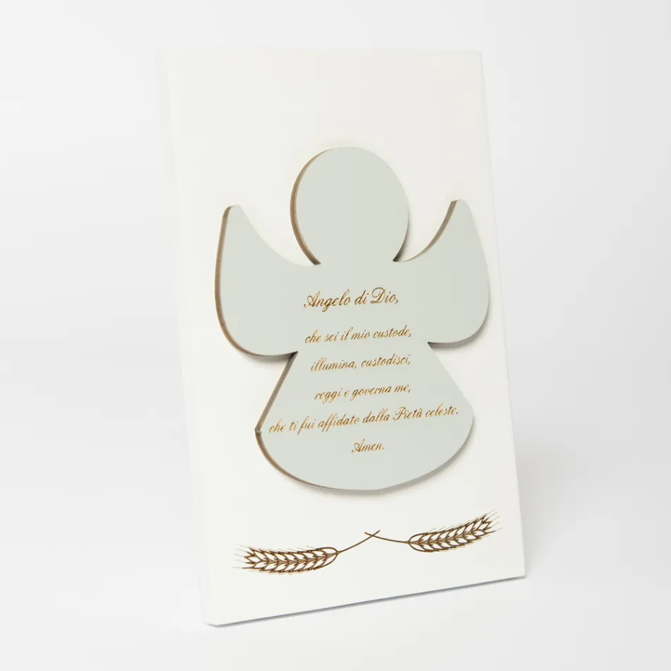 Fotografia e gdhendur me lazer e një engjëlli të bekuar të bërë në Itali - Alain Viadurini