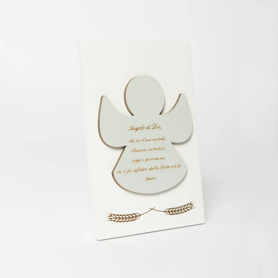 Fotografia e gdhendur me lazer e një engjëlli të bekuar të bërë në Itali - Alain Viadurini