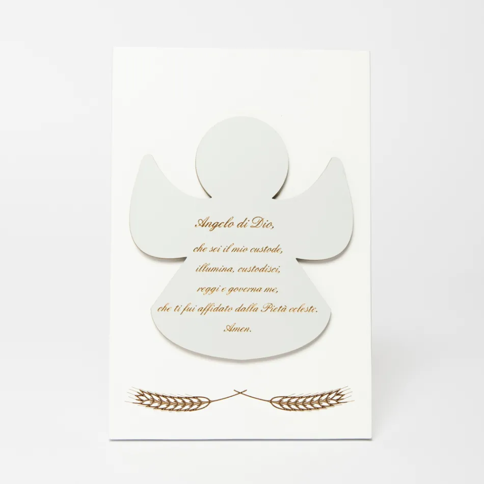 Fotografia e gdhendur me lazer e një engjëlli të bekuar të bërë në Itali - Alain Viadurini