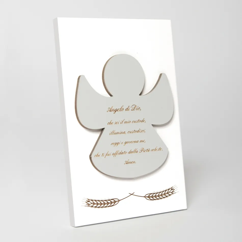 Fotografia e gdhendur me lazer e një engjëlli të bekuar të bërë në Itali - Alain Viadurini