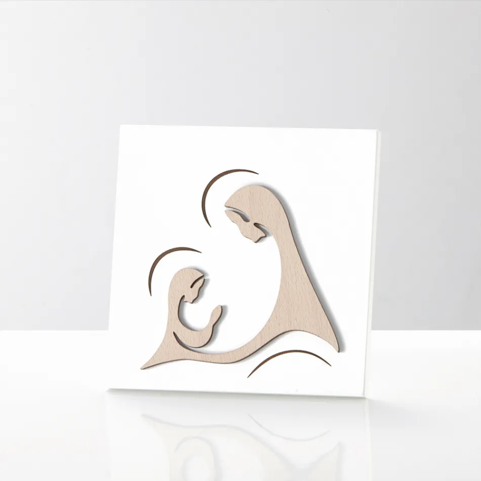 Foto që përshkruan shfaqjen e kryeengjëllit te Madonna e bërë në Itali - Abu Viadurini