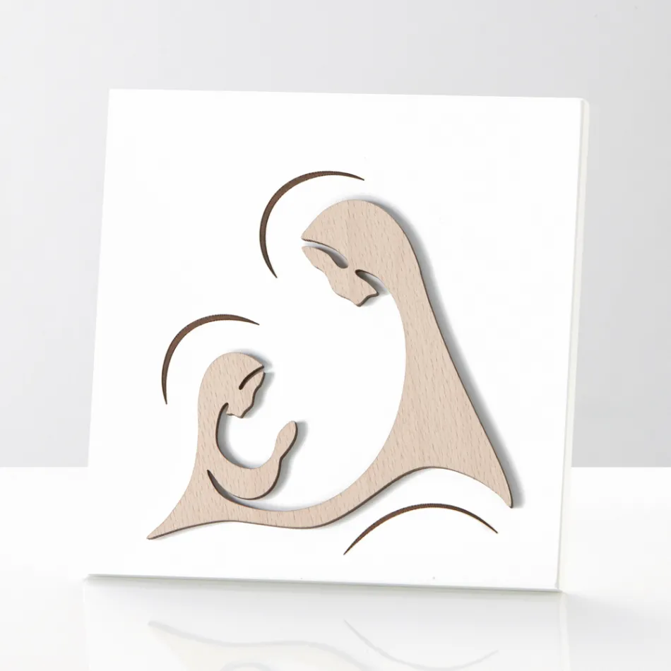 Foto që përshkruan shfaqjen e kryeengjëllit te Madonna e bërë në Itali - Abu Viadurini