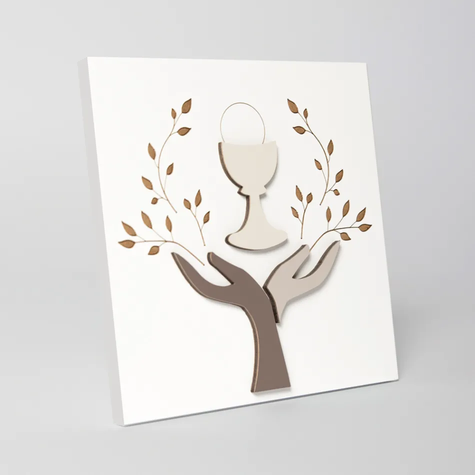 Foto e bërë me gdhendje me lazer të pemës së ullirit dhe host Prodhuar në Itali - Joel Viadurini