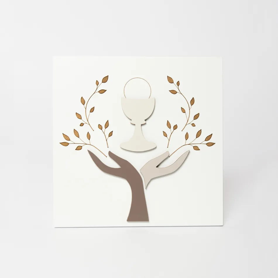 Foto e bërë me gdhendje me lazer të pemës së ullirit dhe host Prodhuar në Itali - Joel Viadurini